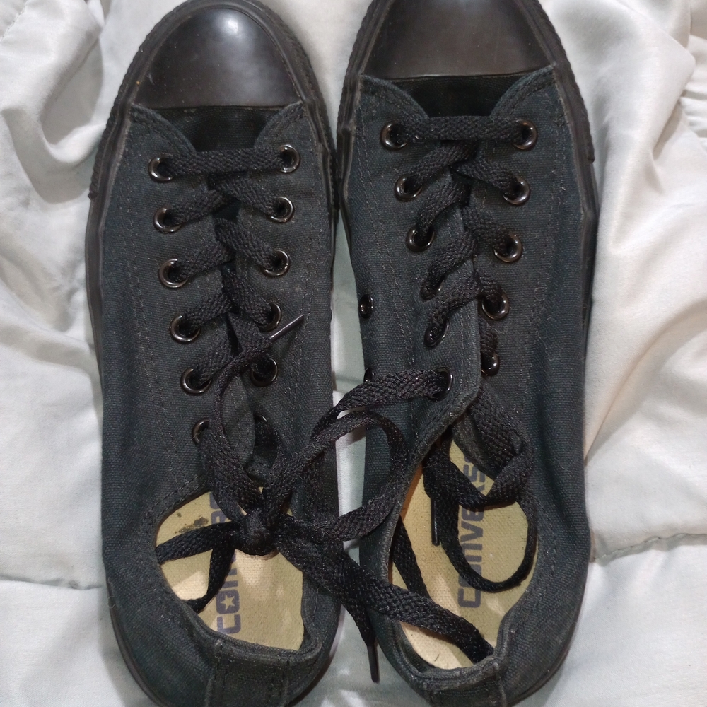 Black Canvas Sneakers